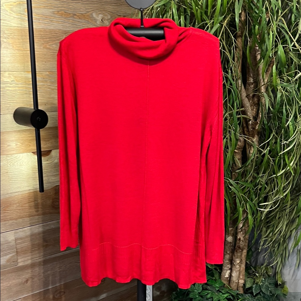Apt 9 red turtleneck sweater. Soft as cashmere. XL